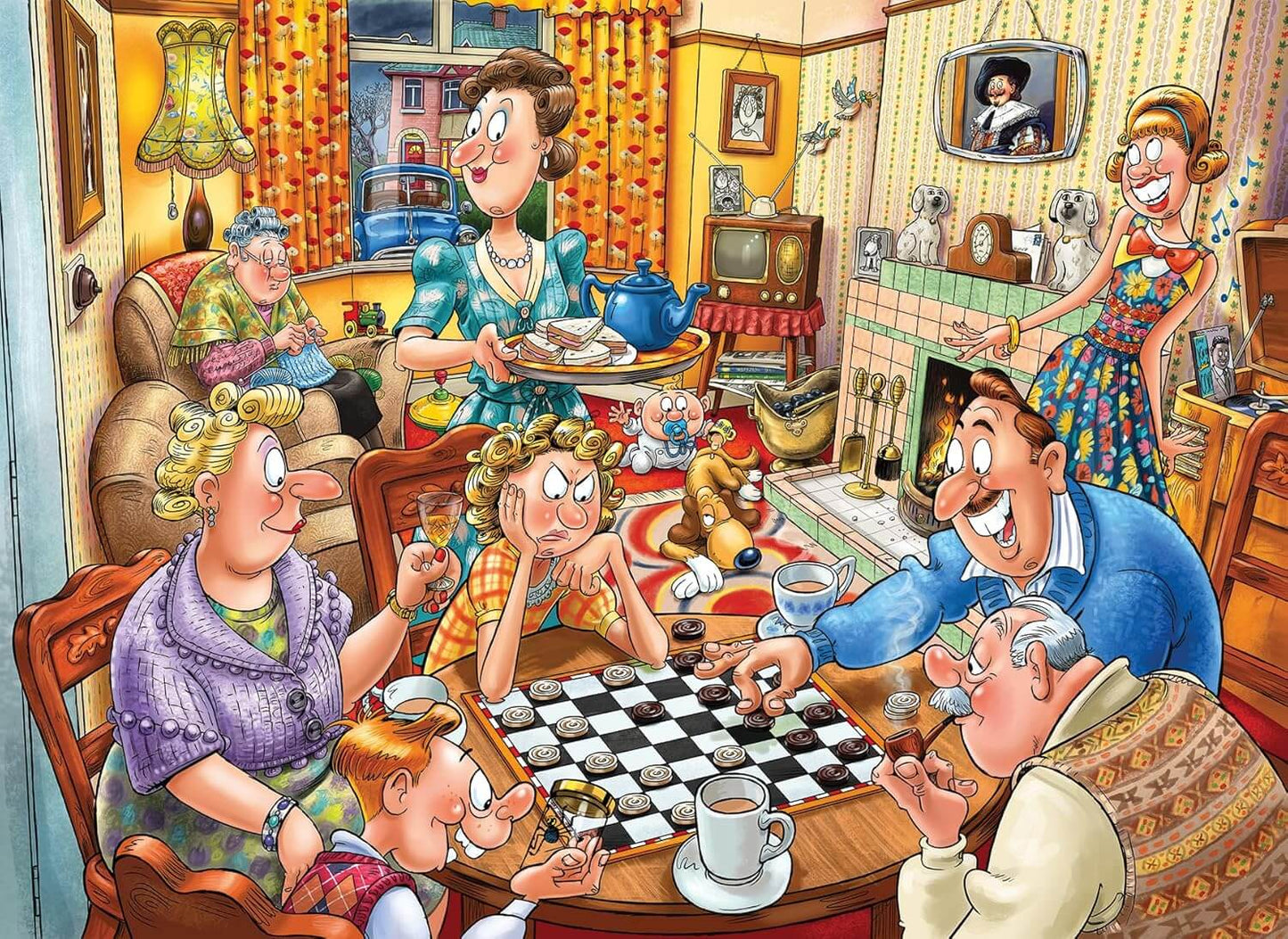 Wasgij - Destiny 25 Games Night! - 1000 Piece Jigsaw Puzzle