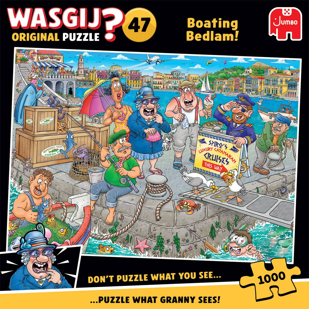 Wasgij - Original 47 Boating Bedlam! - 1000 Piece Jigsaw Puzzle