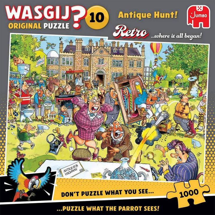 Wasgij - Retro Original 10 Antique Hunt! - 1000 Piece Jigsaw Puzzle