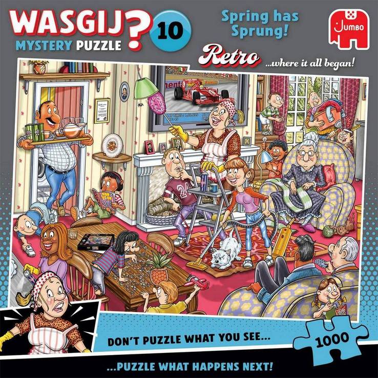 Wasgij - Retro Mystery 10 Spring has Sprung! - 1000 Piece Jigsaw Puzzle