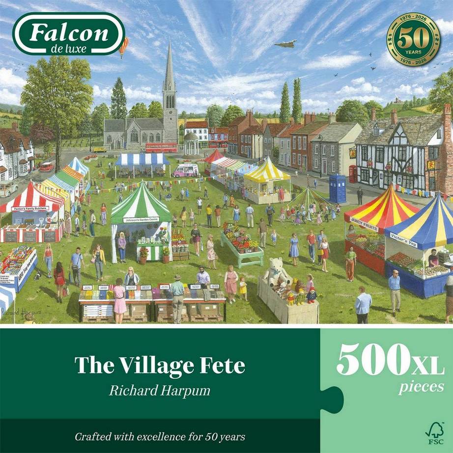 Falcon de Luxe - The Village Fete - 500XL Piece Jigsaw Puzzle
