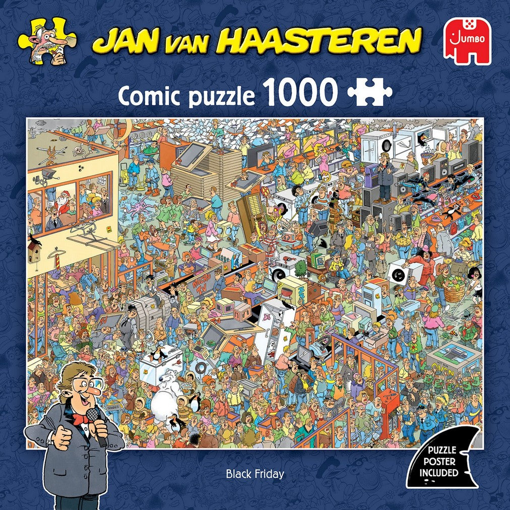 Jan Van Haasteren - Black Friday - 1000 Piece Jigsaw Puzzle