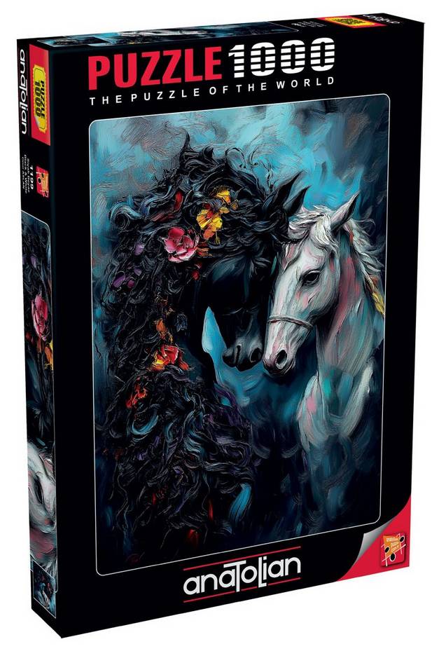Anatolian - Black & White - 1000 Piece Jigsaw Puzzle