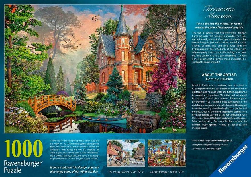 Ravensburger - Terracotta Mansion - 1000 Piece Jigsaw Puzzle