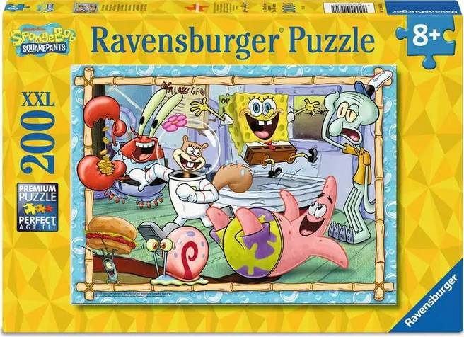 Ravensburger Spongebob Squarepants, 200 XXL-piece jigsaw puzzle