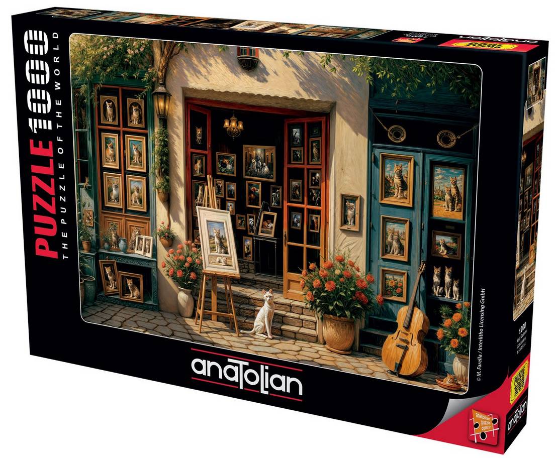 Anatolian - Cat Gallery - 1000 Piece Jigsaw Puzzle