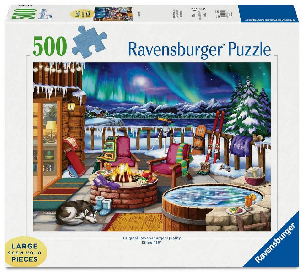Ravensburger Northern Lights, 500 XL-piece jigsaw puzzle