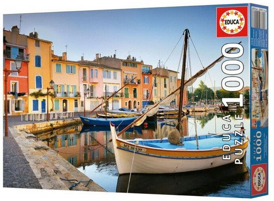 Educa - Harbour In Martigues Provence - 1000 Piece Jigsaw Puzzle