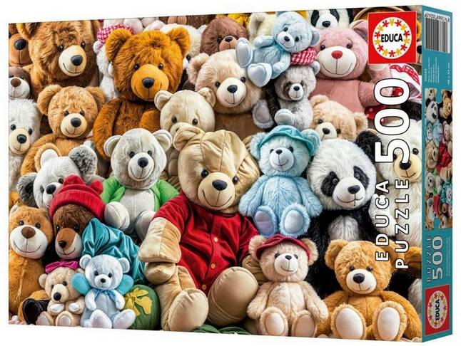 Educa - Teddy Bears - 500 Piece Jigsaw Puzzle