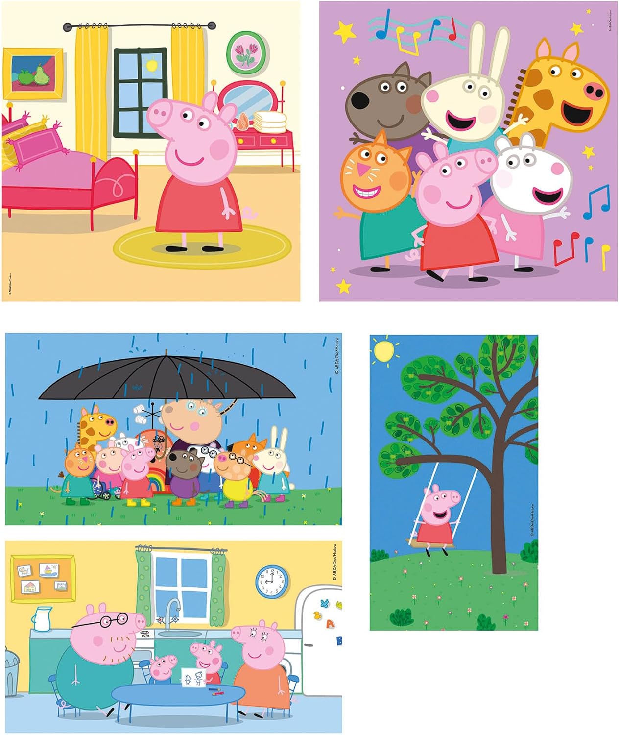 Clementoni - Peppa Pig - 10 in 1 Jigsaw Puzzle