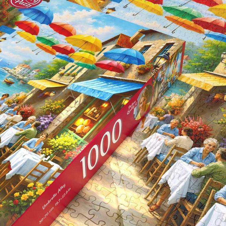 CherryPazzi - Umbrella Alley - 1000 Piece Jigsaw Puzzle