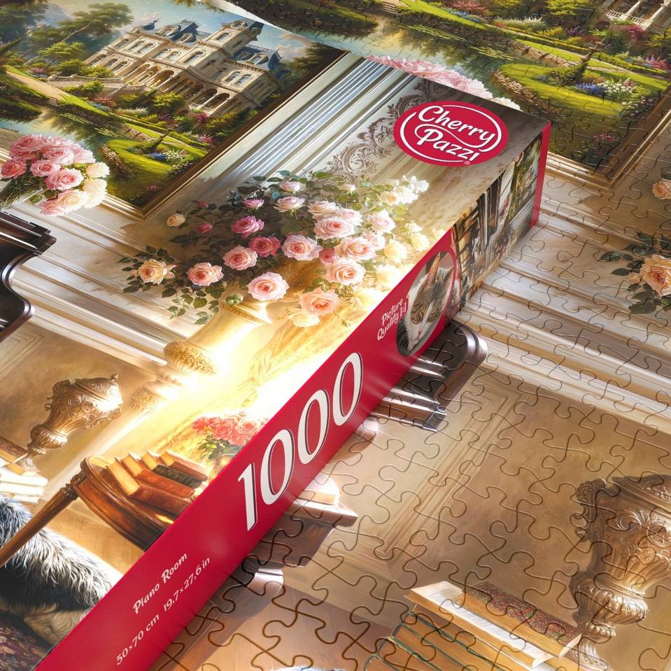 CherryPazzi - Piano Room - 1000 Piece Jigsaw Puzzle