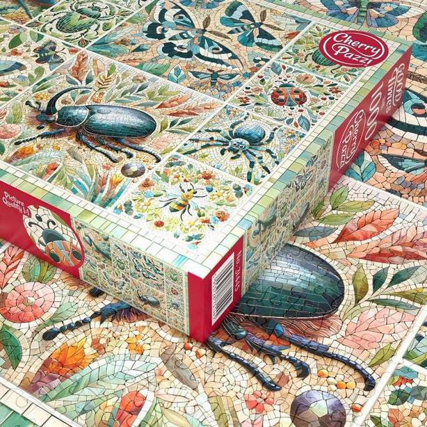 CherryPazzi - Mosaic of the Miniature Wild - 1000 Piece Jigsaw Puzzle