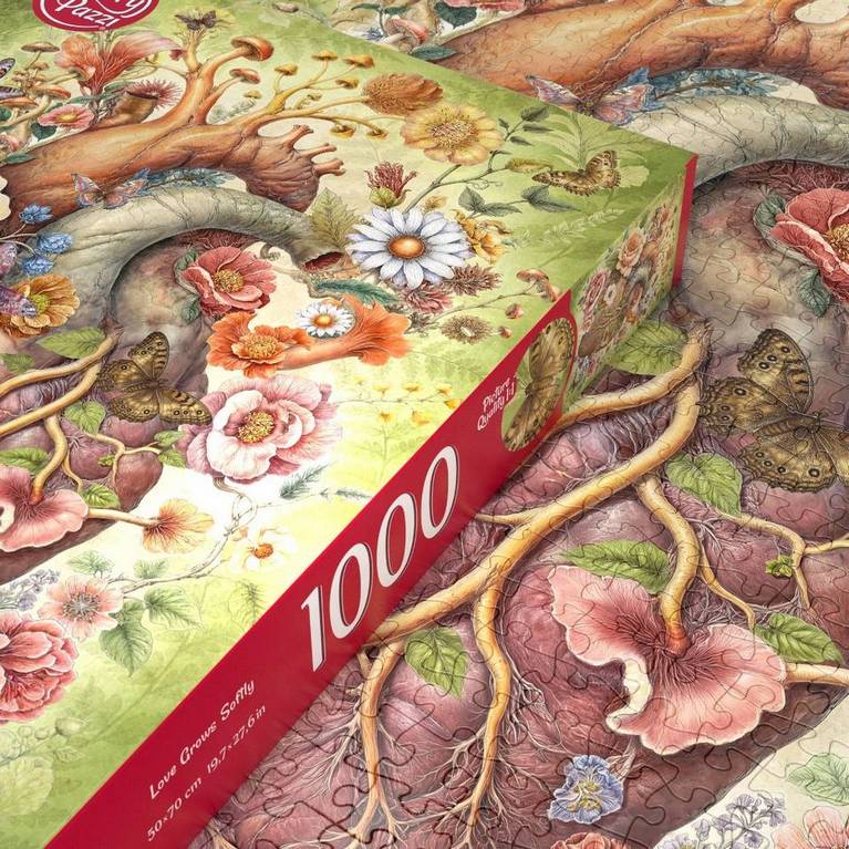 CherryPazzi - Love Grows Softly - 1000 Piece Jigsaw Puzzle