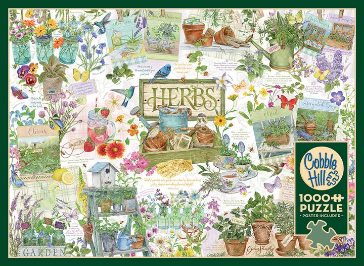 Cobble Hill - Herb Garden - 1000 Piece Jigsaw Puzzle