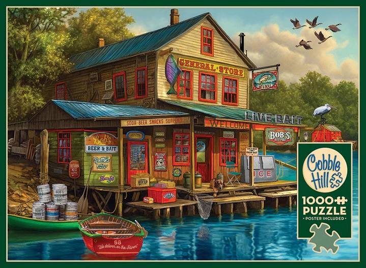 Cobble Hill - Bobs Beer & Bait - 1000 Piece Jigsaw Puzzle