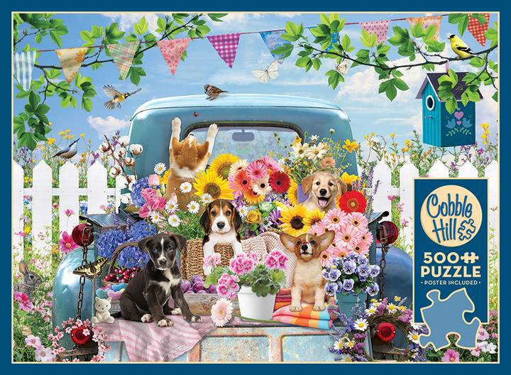 Cobble Hill - Country Truck Summer - 500 Piece Jigsaw Puzzle