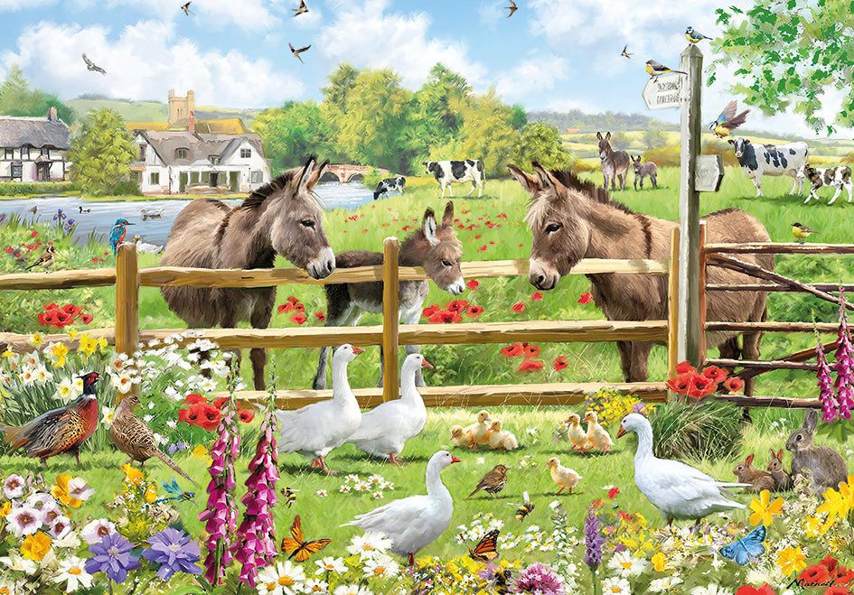 Otter House Meadow View, 500-piece jigsaw puzzle