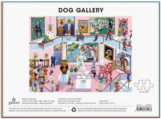 Galison - Dog Gallery - 1000 Piece Jigsaw Puzzle