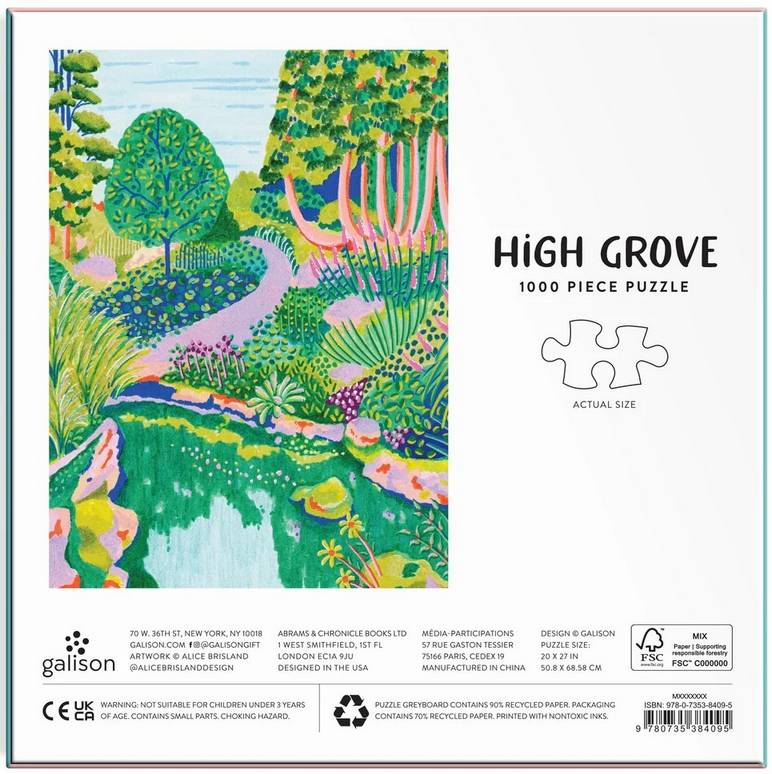 Galison - High Grove - 1000 Piece Jigsaw Puzzle