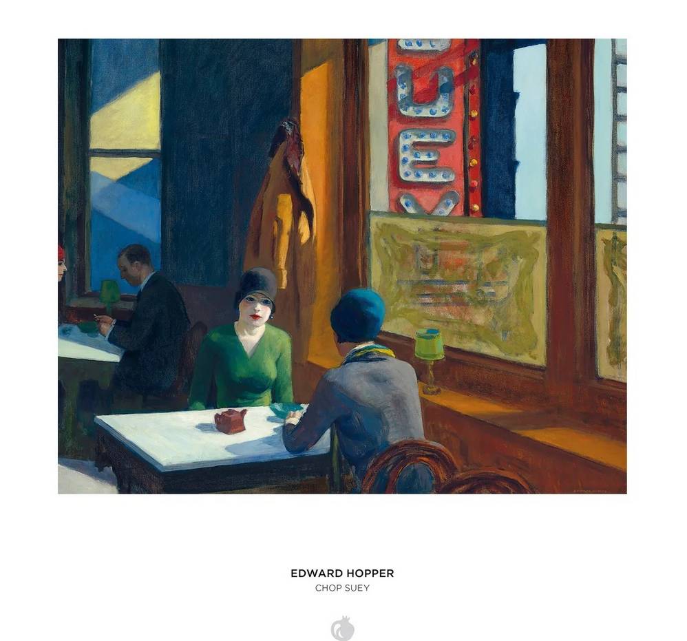 Pomegranate - Edward Hopper - Chop Suey - 1000 Piece Jigsaw Puzzle