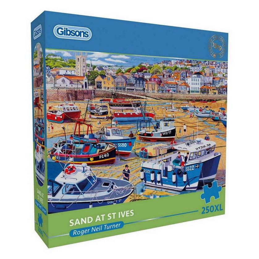 Gibsons - Sand at St Ives - 250XL Piece Jigsaw Puzzle