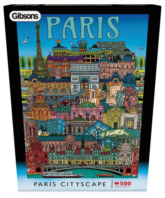 Gibsons - Paris Cityscape - 500 Piece Jigsaw Puzzle