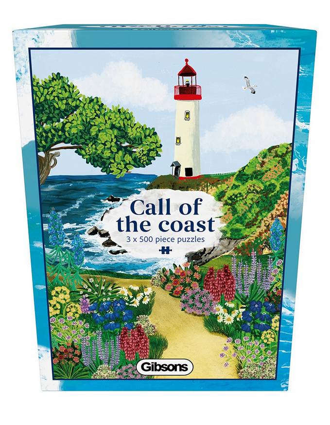 Gibsons - Call of the Coast - 3 x 500 Piece Jigsaw Puzzle
