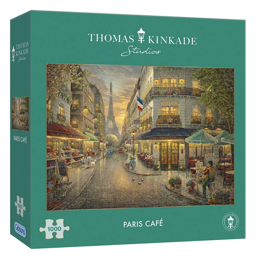 Gibsons - Thomas Kinkade - Paris Café - 1000 Piece Jigsaw Puzzle