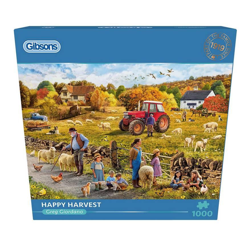 Gibsons - Happy Harvest - 1000 Piece Jigsaw Puzzle