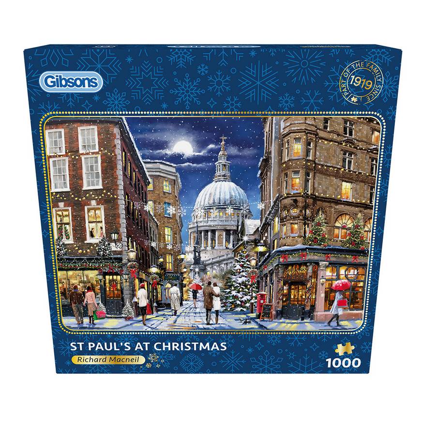 Gibsons - St Pauls at Christmas - 1000 Piece Jigsaw Puzzle