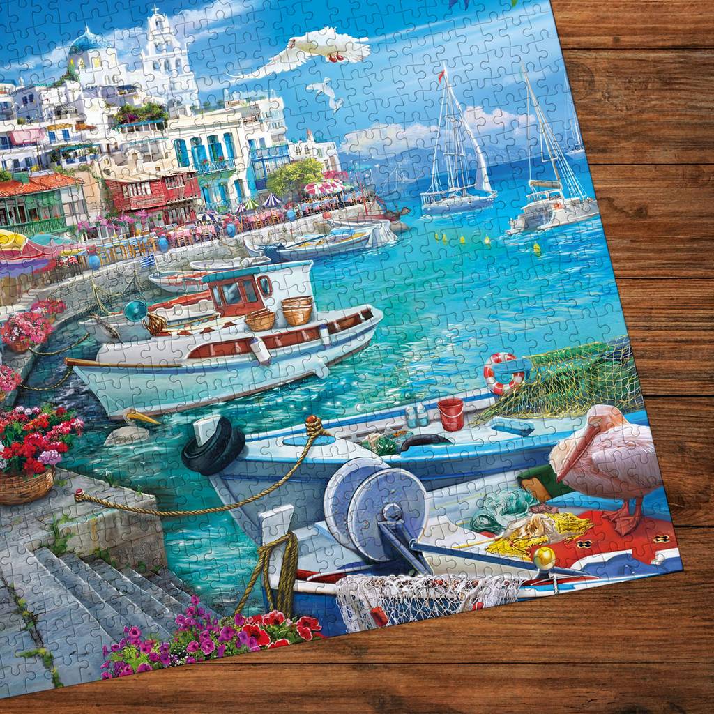 Gibsons - Sun Over the White Harbour - 1000 Piece Jigsaw Puzzle