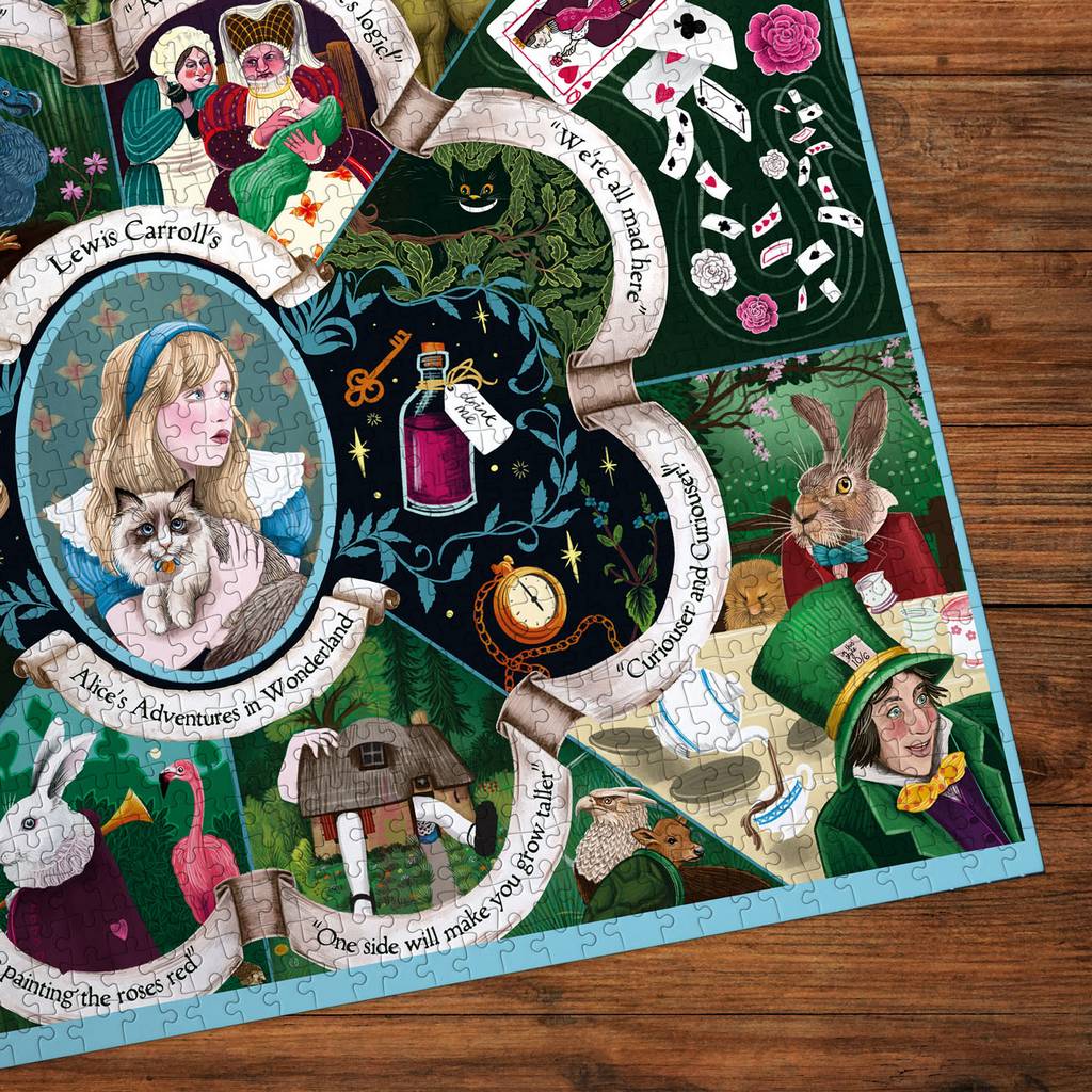 Gibsons - Alices Adventures in Wonderland - 1000 Piece Jigsaw Puzzle
