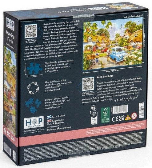 House of Puzzles - Morning Fresh - 500XL Piece Jigsaw Puzzle