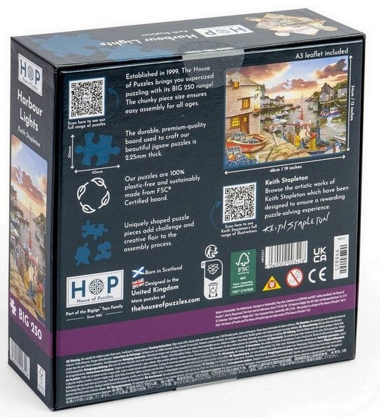 House of Puzzles - Harbour Lights - 250XL Piece Jigsaw Puzzle