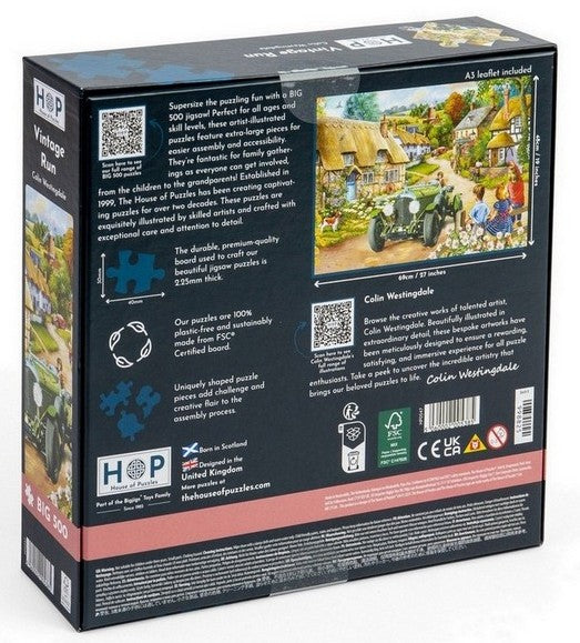 House of Puzzles - Vintage Run - 500XL Piece Jigsaw Puzzle