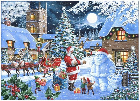 House of Puzzles - Let It Snow - 4 x 500 Piece Jigsaw Puzzle