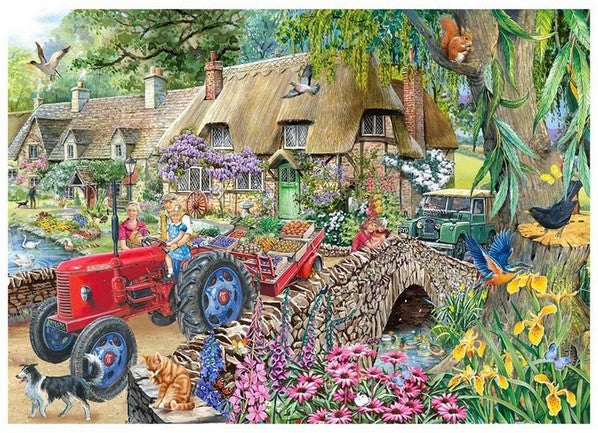 House of Puzzles - Farmers Friends - 4 x 250XL Piece Jigsaw Puzzle