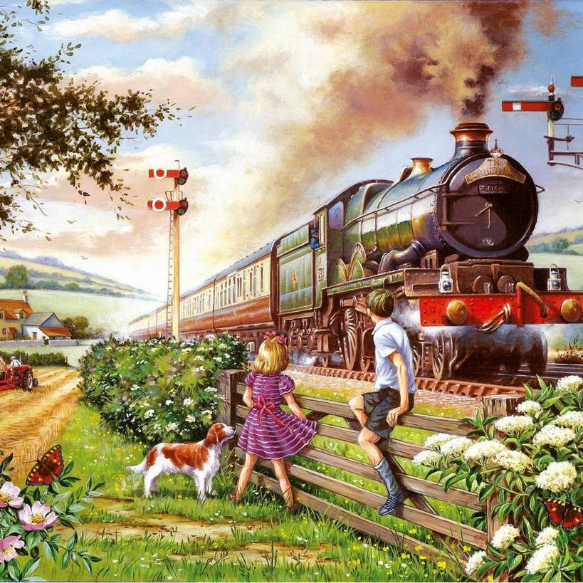 House of Puzzles - Railway Children - 150 Piece Mini Jigsaw Puzzle in a Tube