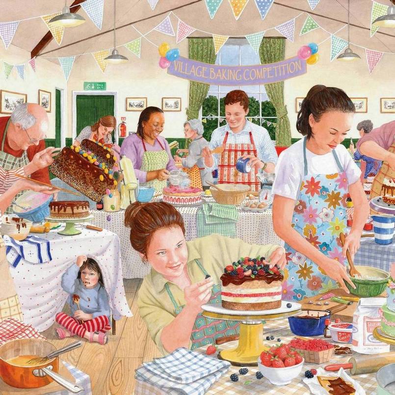 House of Puzzles - Baking Stars - 500XL Piece Jigsaw Puzzle