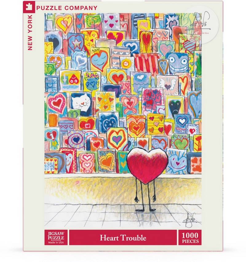New York Puzzle Company - Heart Trouble - 1000 Piece Jigsaw Puzzle
