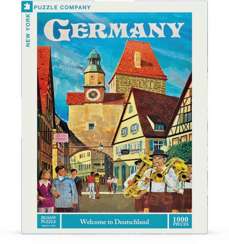 New York Puzzle Company - Welcome to Deutschland - 1000 Piece Jigsaw Puzzle