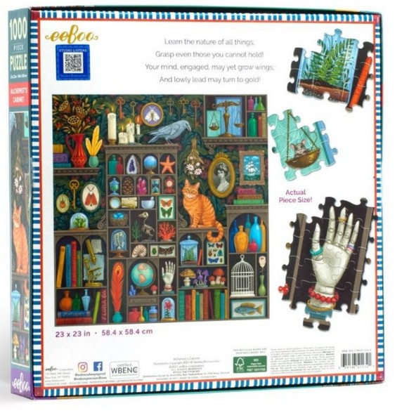 Eeboo - Alchemist's Cabinets - 1000 Piece Jigsaw Puzzles