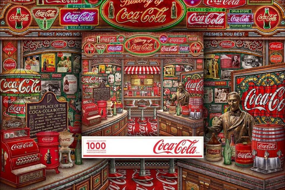 Springbok - Coca-Cola History - 1000 Piece Jigsaw Puzzle