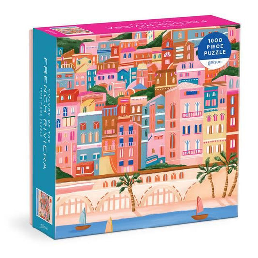 Galison - Colors Of The French Riviera - 1000 Piece Puzzle