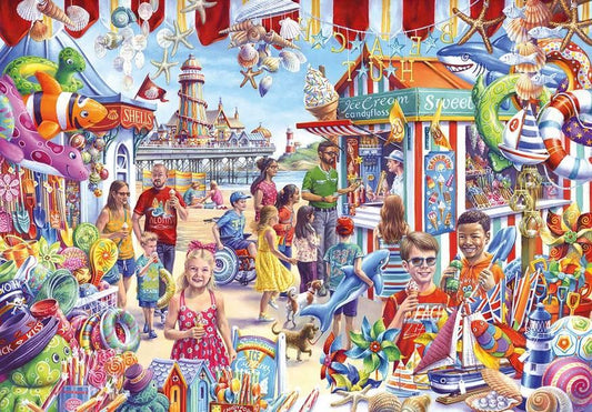 Gibsons - Seaside Souvenirs - 250XL Piece Jigsaw Puzzle