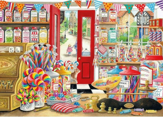 Otter House - Ye olde Sweet Shop - 1000 Piece Jigsaw Puzzle
