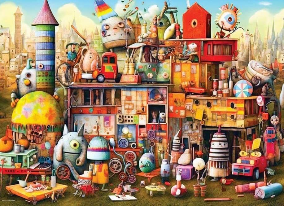 Eurographics - Misfit Toys - 500XL Piece Jigsaw Puzzle