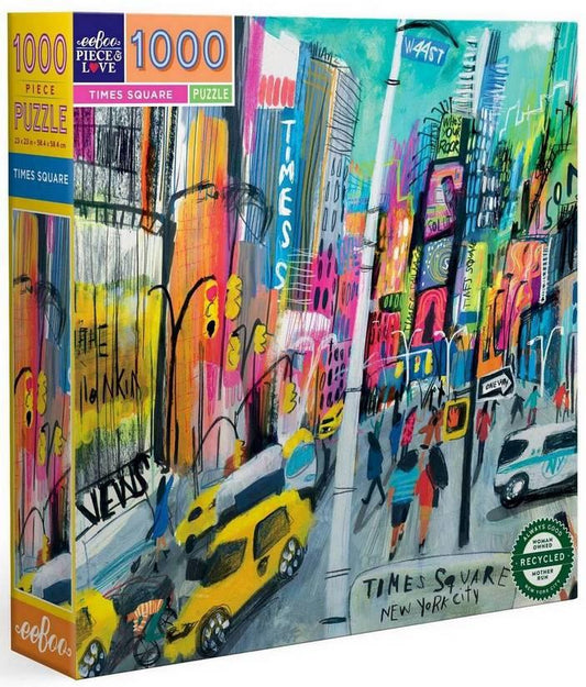 Eeboo - Times Square - 1000 Piece Jigsaw Puzzle