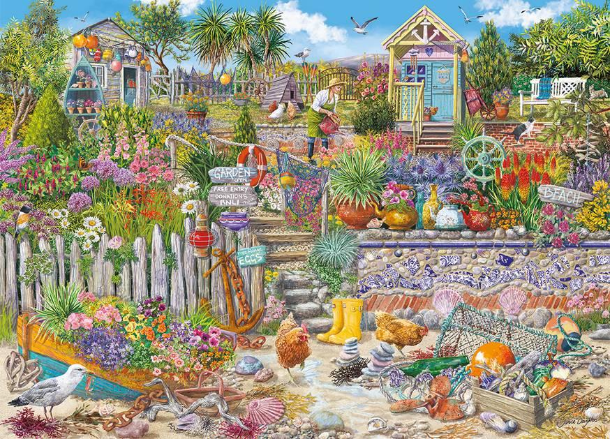 Gibsons - Beachcombers Garden - 1000 Piece Jigsaw Puzzle